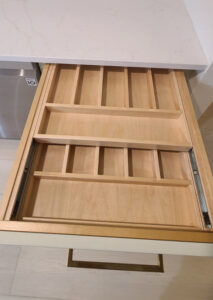 Custom drawers for cutlery and utensils