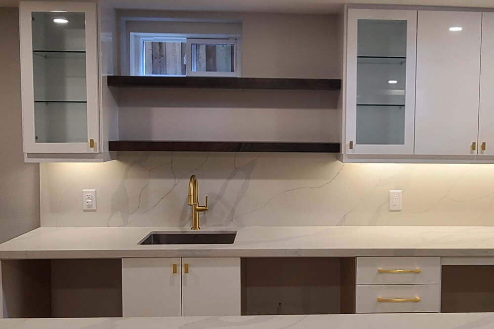 Maximize Kitchen Space in basements